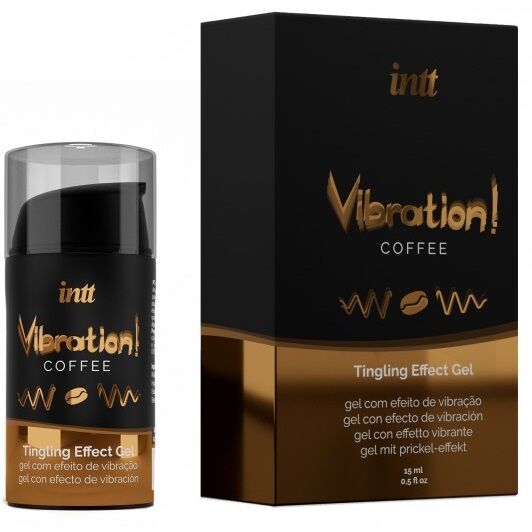 INTT MASSAGE &amp; ORAL SEX - COFFEE FLAVOR MASSAGE GEL WITH WARMING EFFECT