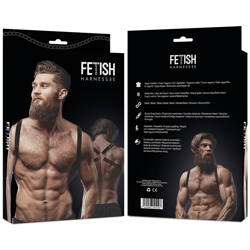 Fetish Arnés Ecopiel Espalda Hombre – Diseño Ergonómico Para Comodidad Y Estilo