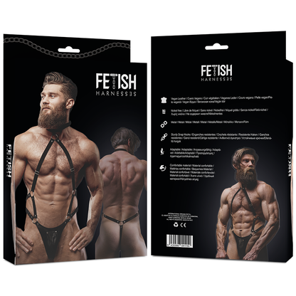 FETISH Arnés Ecopiel Jock Strap Hombre – Diseño Elegante Con Comodidad Superior