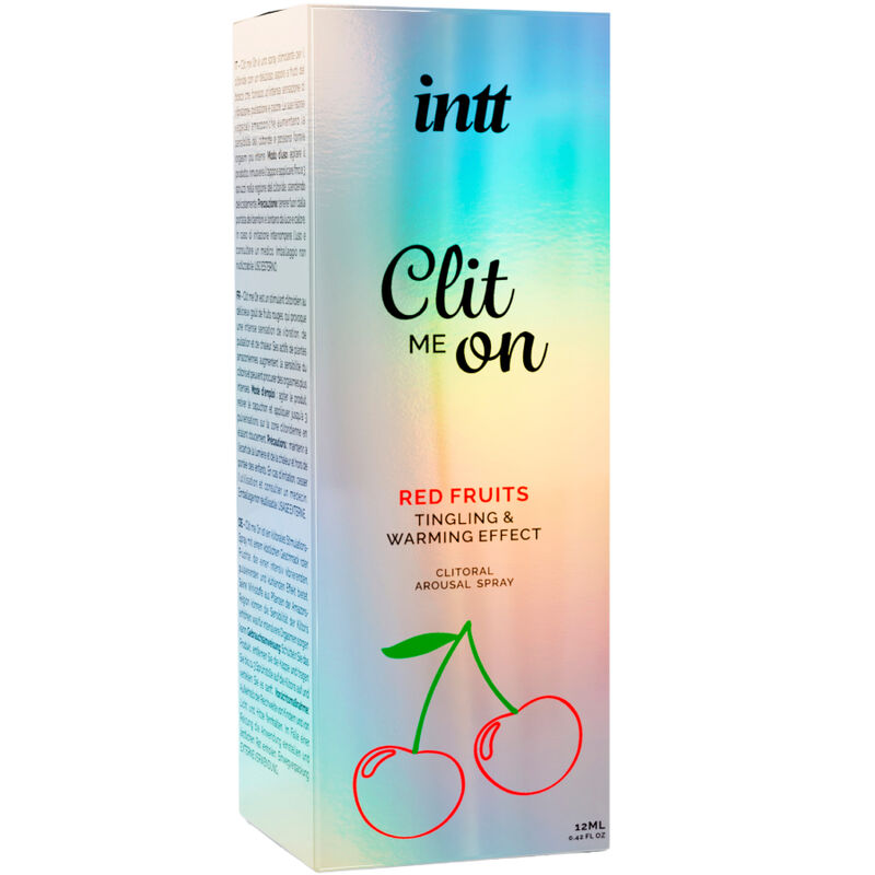 INTT Releases Clit Me On Frutos Rojos 12 Ml – Spray Estimulante Con Sabor A Frutos Rojos Para Bienestar Sensorial