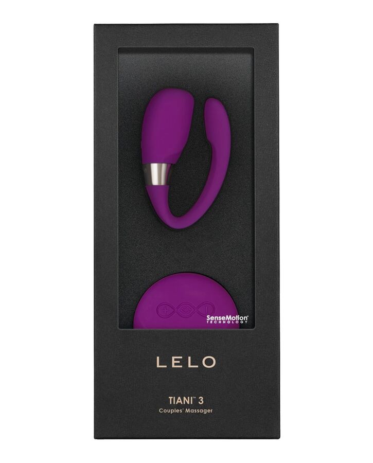 LELO Insignia Tiani 3 Viola – Massaggiatore di coppia con doppia potenza di vibrazione