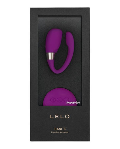 LELO Insignia Tiani 3 Viola – Massaggiatore di coppia con doppia potenza di vibrazione