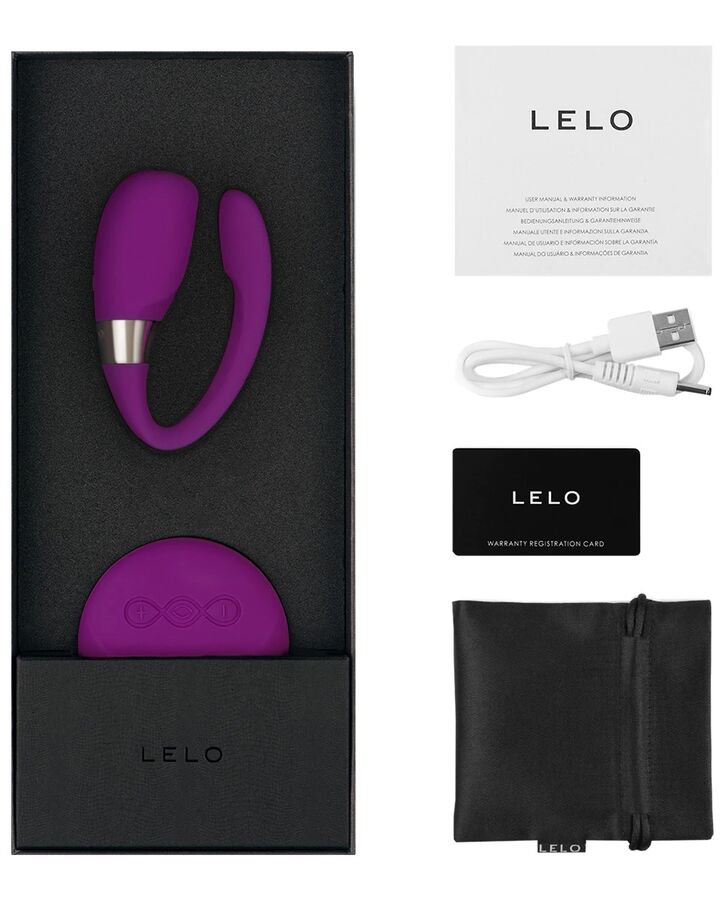 LELO Insignia Tiani 3 Viola – Massaggiatore di coppia con doppia potenza di vibrazione