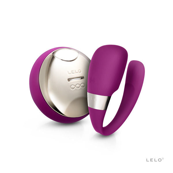 LELO Insignia Tiani 3 Viola – Massaggiatore di coppia con doppia potenza di vibrazione