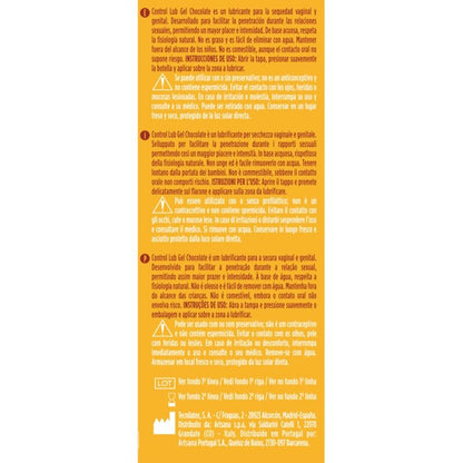 Comprar Control Lub Gel Chocolate 75 Ml – Lubricante Acuoso Con Efecto Calor Para Mayor Placer-Noxtic