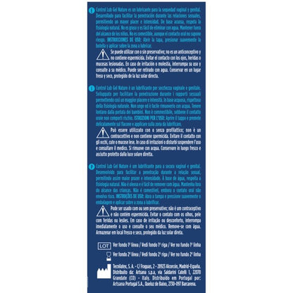 Comprar Control Lub Gel Natural 75 Ml – Lubricante Acuoso Para Mayor Comodidad Durante Las Relaciones-Noxtic