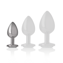 Comprar INTENSE Plug Anal Metal Aluminio Corazón Blanco Talla S – Diseño Glamuroso Para Placer Elegante-Noxtic