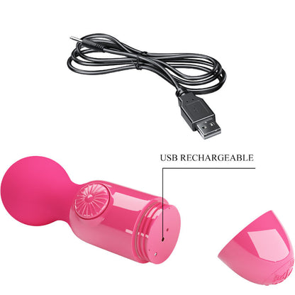 Pretty Love Mini Personal Massager Magenta – Massaggiatore compatto con potente esperienza di vibrazione