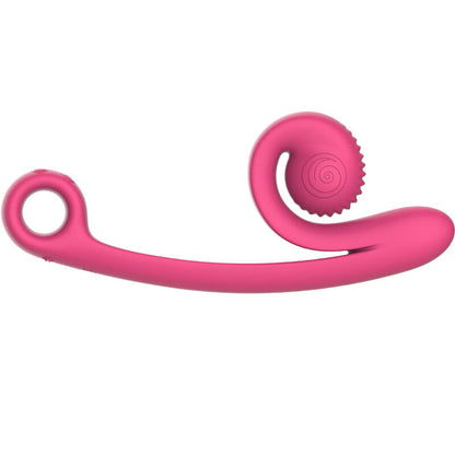Vibratore SNAIL VIBE Curve Arancione – Vibratore ricaricabile con silicone medico ipoallergenico