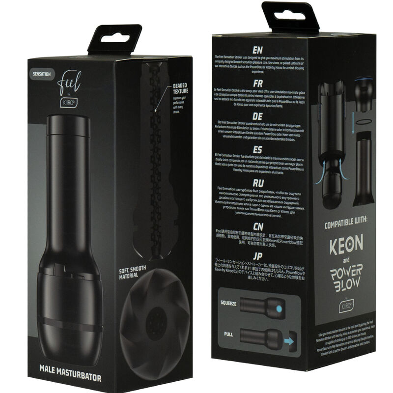 KIIROO Feel Stroker – Giocattolo ergonomico per un'esperienza sensoriale unica