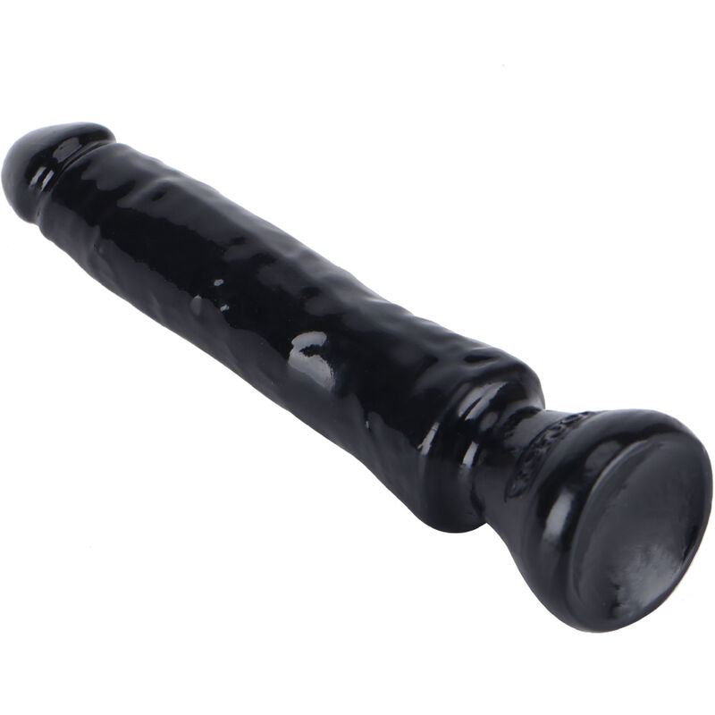 GET REAL Starter Dong 16 CM Negro – Textura Realista Para Una Experiencia Auténtica
