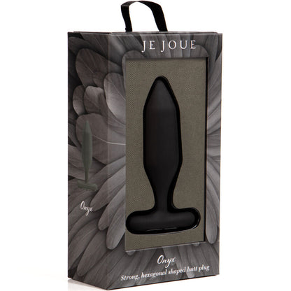 JE JOUE Onyx Anal Plug – Vibratore con design ergonomico per la stimolazione sensoriale