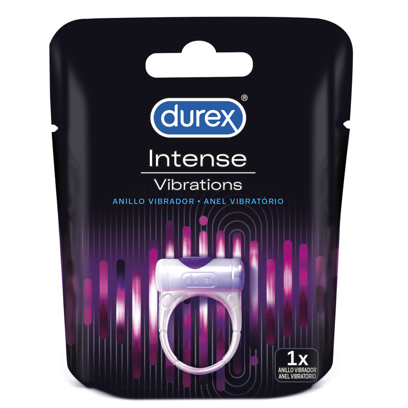 DUREX Anillo Intense Vibrations – Diseño Ergonómico Para Potenciar La Conexión En Pareja