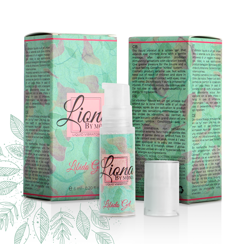 Liona By Moma Gel Vibrante Liquido Libido 6 ml – Stimolante Delicato sulla Pelle per Sensazioni Uniche
