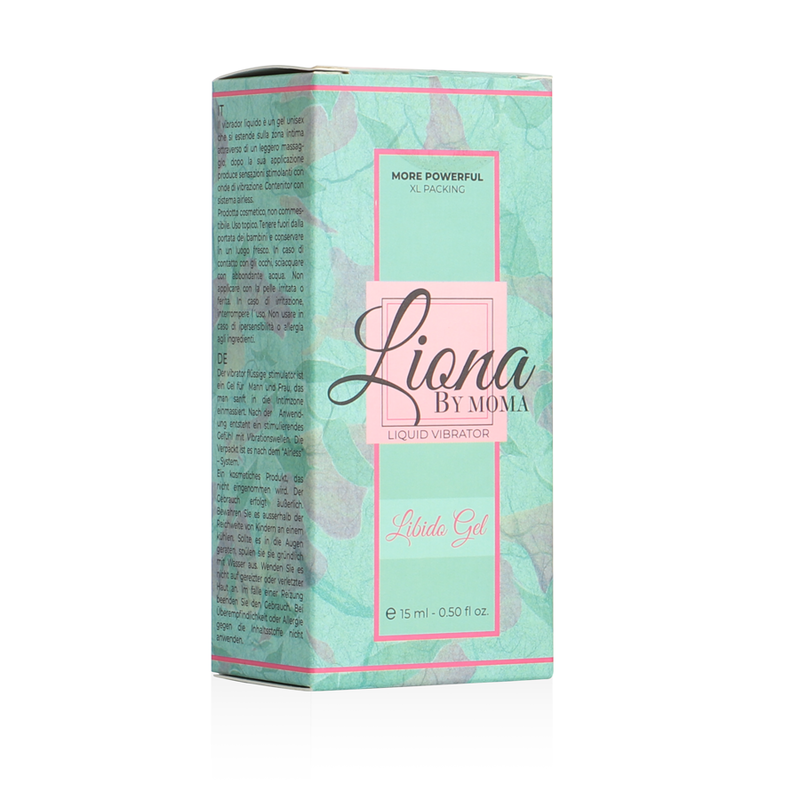 Liona By Moma Liquid Vibrator Libido Gel 15 ml – Gel stimolante per sensazioni intense