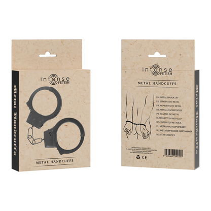 Manette in metallo INTENSE – Design elegante per un gioco di dominazione affidabile