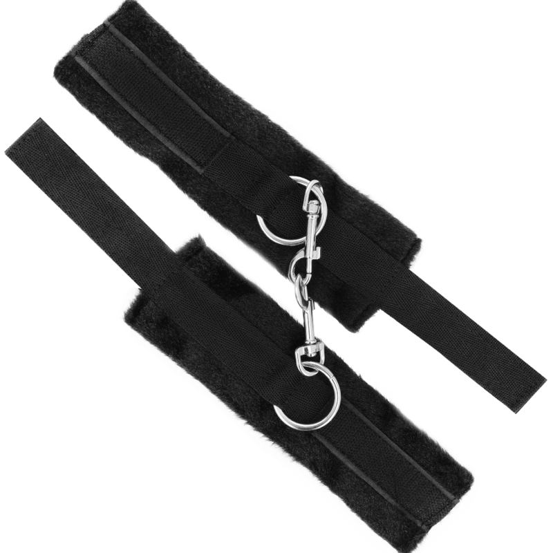 INTENSE - EROTIC FETISH SET 2 WITH HANDCUFFS, BLIND MASK AND DUSTER