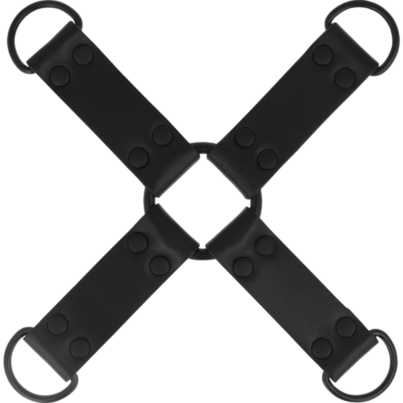 INTENSE Fetish Enganche Múltiple Para Manos Y Pies – Diseño Funcional En Cuero Vegano Para Experiencias Únicas