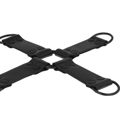 Comprar INTENSE Fetish Enganche Múltiple Para Manos Y Pies – Diseño Funcional En Cuero Vegano Para Experiencias Únicas-Noxtic