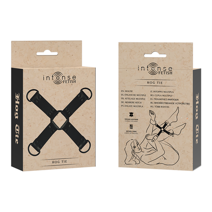 Comprar INTENSE Fetish Enganche Múltiple Para Manos Y Pies – Diseño Funcional En Cuero Vegano Para Experiencias Únicas-Noxtic