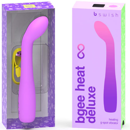 B SWISH BGEE Heat Infinite Deluxe – Vibratore ricaricabile in silicone dal design elegante