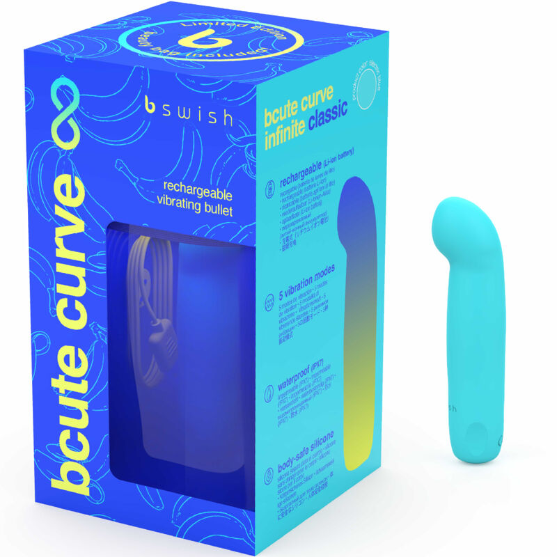 B SWISH Bcute Curve Infinite Classic Limited Edition – Vibratore ricaricabile con design ergonomico in silicone