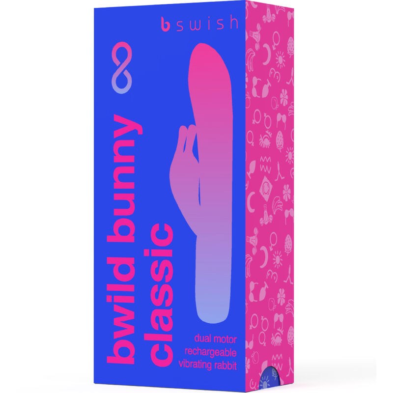 B SWISH Bwild Bunny Infinite Classic – Vibratore ricaricabile in silicone con design ergonomico