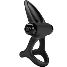 PRETTY LOVE Anello Vibrante 10 Vibrazioni Silicone Nero – Design Ergonomico per il Piacere Condiviso