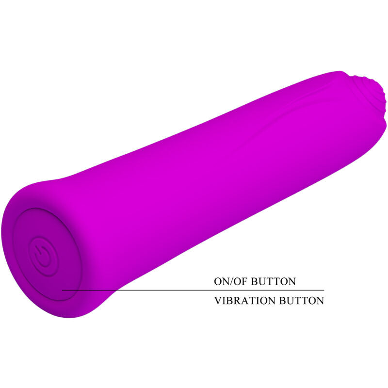 Comprar PRETTY LOVE Curtis Mini Vibrador Violeta – Vibrador Recargable Con 12 Modos De Vibración-Noxtic