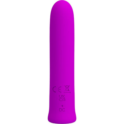 PRETTY LOVE - CURTIS MINI SUPER POWER VIBRATOR 12 VIBRATIONS VIOLET SILICONE