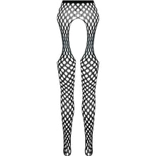 PASSION Eco Collection Bodystocking Eco S003 Rosso – Design elegante con materiali ecocompatibili per un comfort ideale
