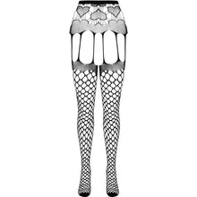 PASSION Eco Collection Bodystocking Eco S009 Rosso – Design elegante con materiali sostenibili