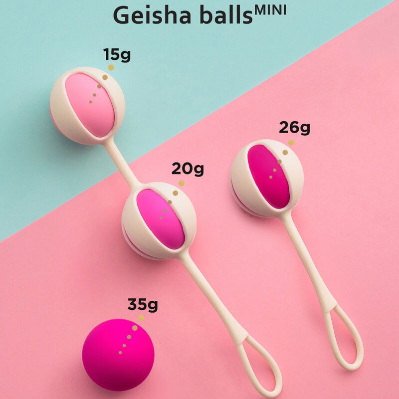 G-VIBE Set 4 Geisha Balls Mini Morado – Diseño Ergonómico Para Fortalecer El Suelo Pélvico