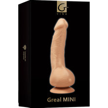 G-VIBE - GREAL MINI VIBRATING DILDO NATURAL SILICONE