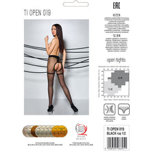 PASSION TIOPEN 019 Calze Nere 1/2 20 Den – Eleganza con Comfort e Design Accattivante