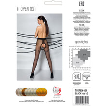 PASSION TIOPEN 021 Collant 3/4 20 Den Neri – Design Elegante per Valorizzare la Tua Figura