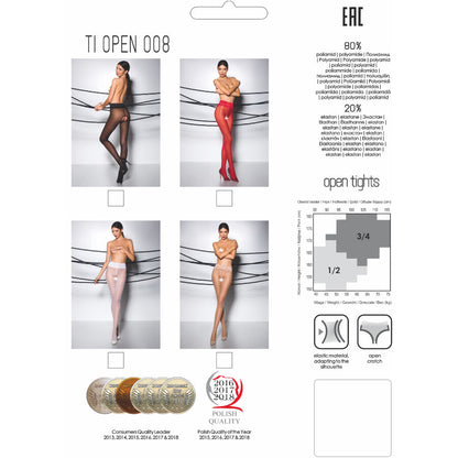Comprar PASSION Tiopen 008 Medias Blanco 1/2 30 Den – Elegancia y Comodidad Con Diseño Sofisticado-Noxtic