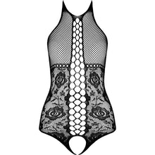 PASSION BS094 Bodystocking Negro Talla Única – Diseño Elegante Para Realzar Tu Confianza