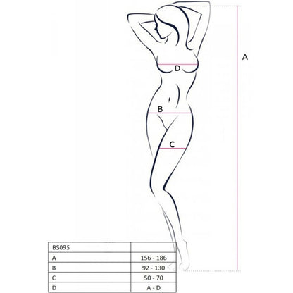 Comprar PASSION BS095 Bodystocking Rojo Talla Única – Diseño Elegante Que Realza Tu Silueta-Noxtic