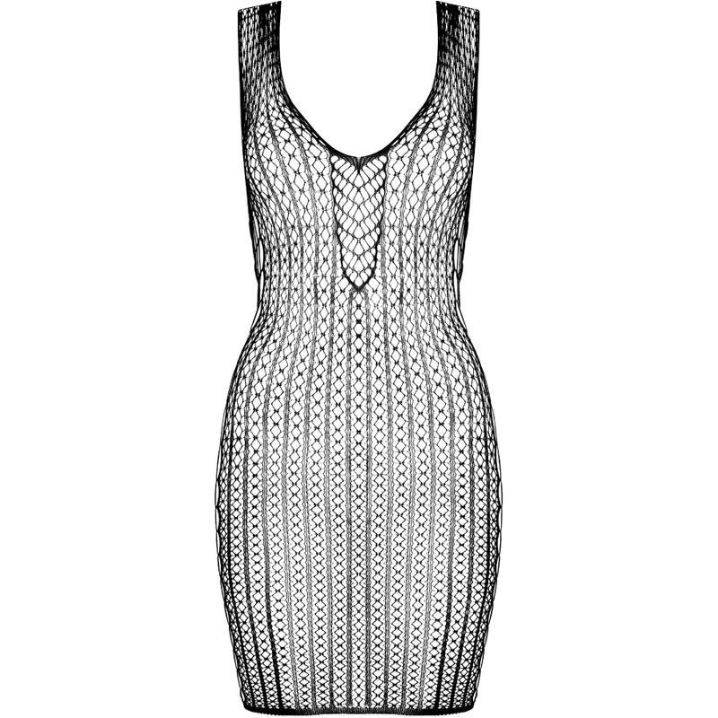 PASSION BS097 Bodystocking Negro Talla Única – Diseño Elegante Con Comodidad Superior