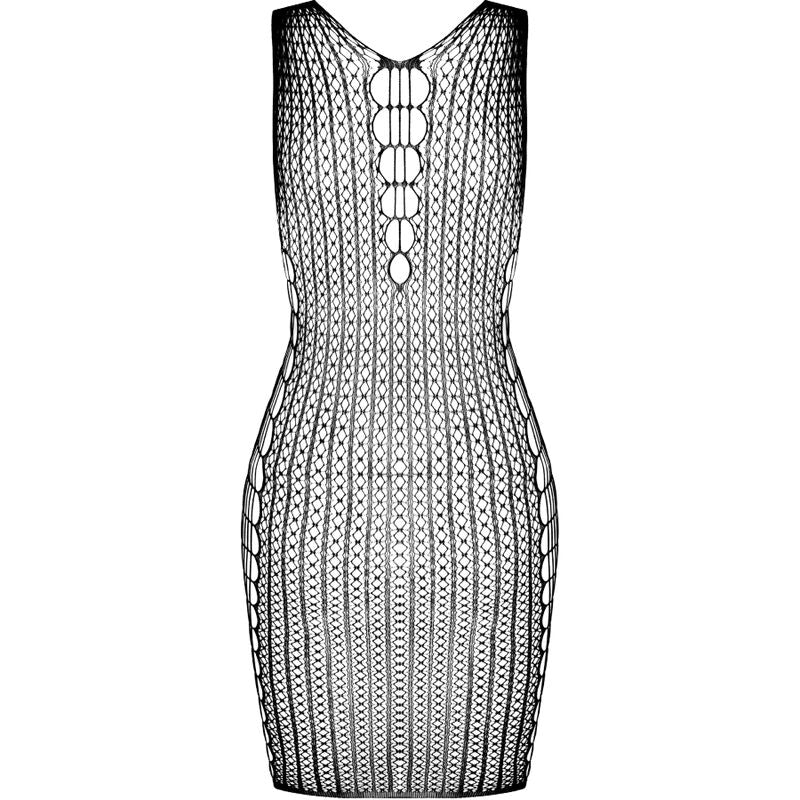 PASSION BS097 Bodystocking Negro Talla Única – Diseño Elegante Con Comodidad Superior