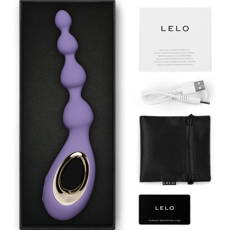 LELO Soraya Beads Violet – Massaggiatore dal design ergonomico per il piacere personale