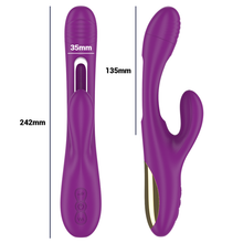 INTENSE - APOLLO RECHARGEABLE MULTIFUNCTION VIBRATOR 7 VIBRATIONS WITH OSCILLATING TONGUE PURPLE