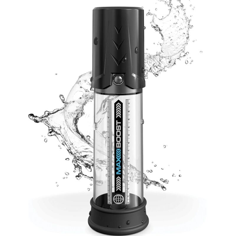 PUMP WORX Max Boost Pompa per l'erezione Nera – Esaltatore del piacere con design innovativo