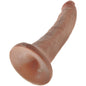 KING COCK - PENE REALÍSTICO 17.5 CM CARAMELO