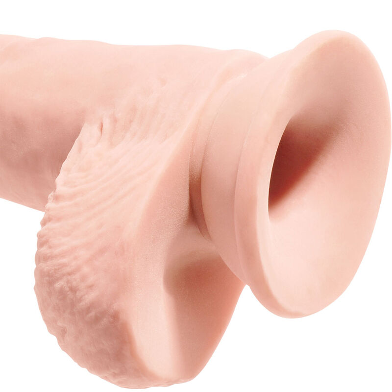 KING COCK Pene realistico con testicoli 19,4 cm – Design naturale per un piacere realistico