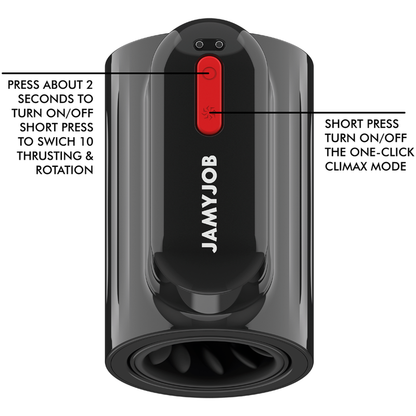 JAMYJOB - VORTEX TURBO MASTURBATOR WITH 360 UP AND DOWN THRUST AND ROTATION