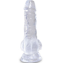 King Cock Pene Realistico Trasparente 10,1 cm - Giocattolo dal Design Realistico per un Piacere Autentico