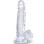 Comprar KING COCK Pene Realista Transparente 15.2 cm – Diseño Moderno Para Placer Confidencial-Noxtic