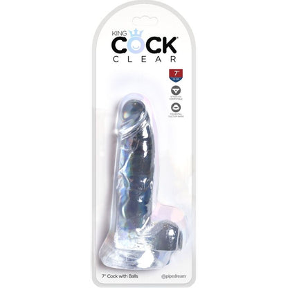 Comprar KING COCK Pene Realista Transparente 15.2 cm – Diseño Moderno Para Placer Confidencial-Noxtic